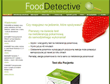 Tablet Screenshot of fooddetective.pl